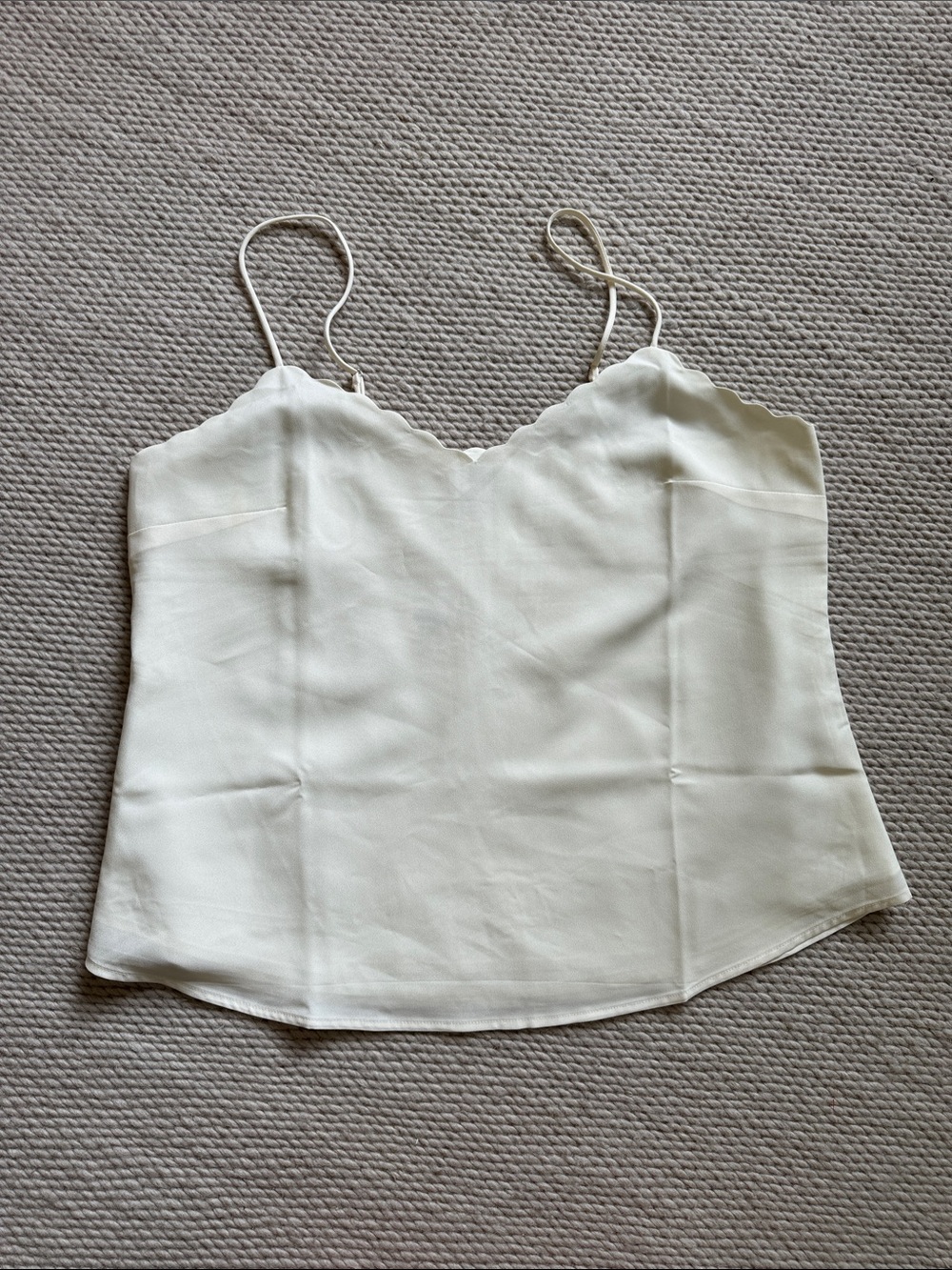 NWT J. Crew Cream Spaghetti Strap Cami